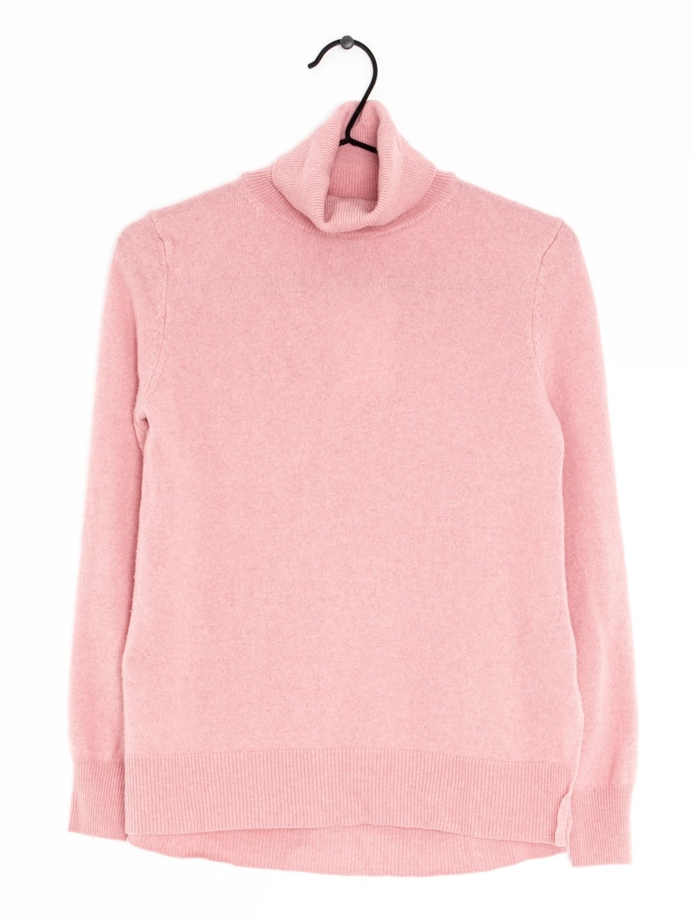 Massimo Dutti Blush Pink Turtleneck Sweater Wool Cashmere